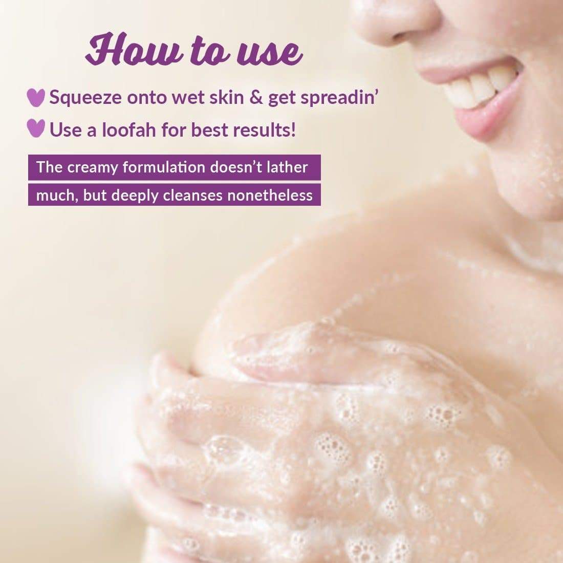 Vanilla Vibes Shower Cream by Plum BodyLovin'