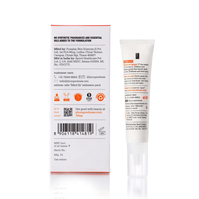 Vitamin C Eye Cream with Mandarin – Plum