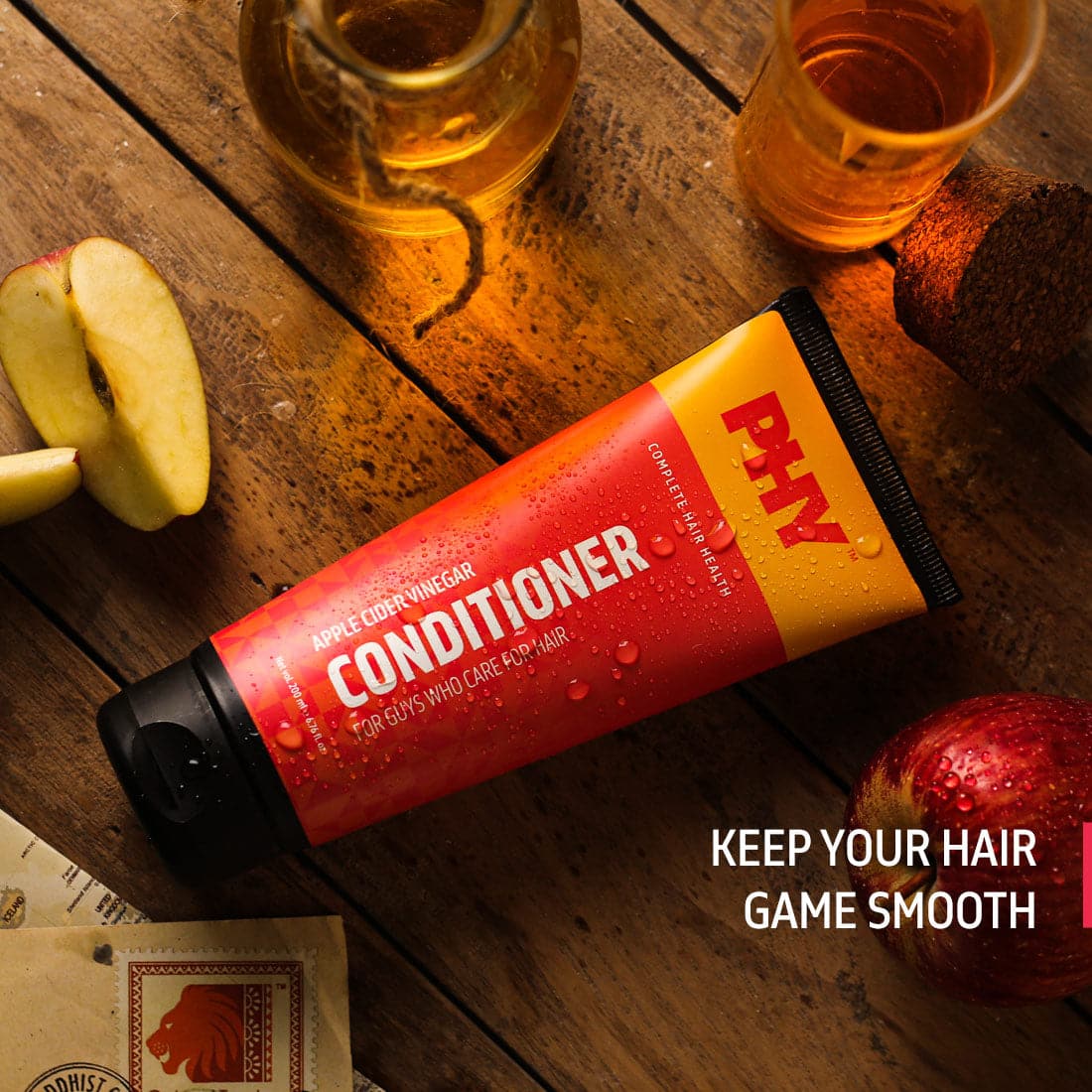 Phy Apple Cider Vinegar Conditioner | Complete Hair Health | SLS-Free | All Hair Types