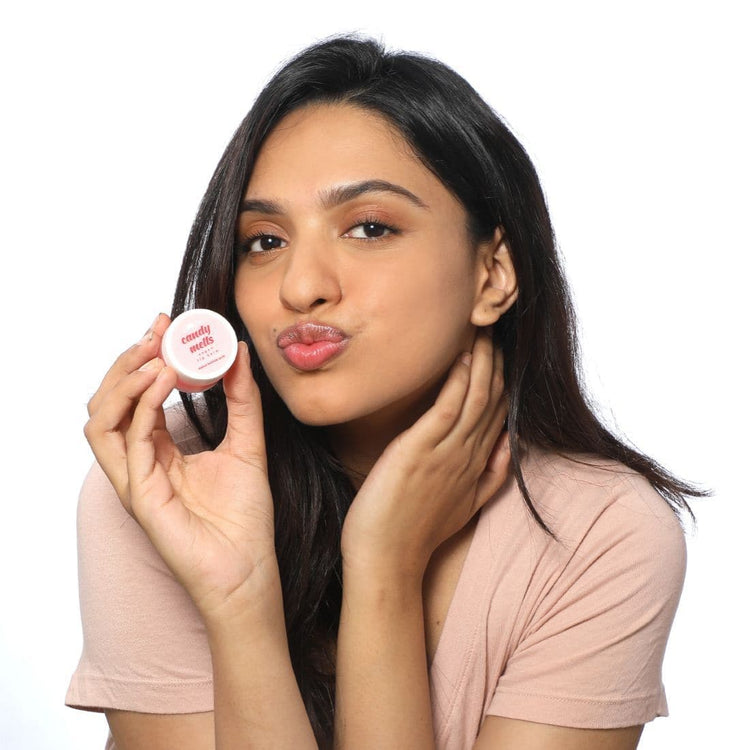 Candy Melts Vegan Lip Balm | Melon Bubble-Yum | With Natural UV Protection for Lips | 100% Cruelty Free
