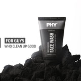 Phy Charcoal Face Wash | Deep Cleansing | SLS-Free | For Oily Or Combi Skin