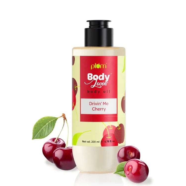 Plum BodyLovin' Drivin’ Me Cherry Body Oil | Normal to Dry Skin