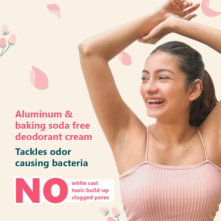 Plum BodyLovin’ Feelin’ So Rose De-odorizing Pit Cream | Aluminium-free Underarm Deodorant