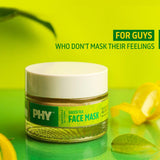Phy Green Tea Face Mask | Acne Action + Oil Control | For Oily, Acne-Prone Skin