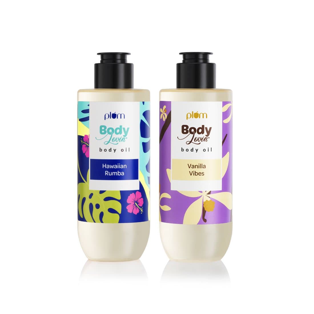 Beachy & Vanilla Body Oil Duo by Plum BodyLovin'