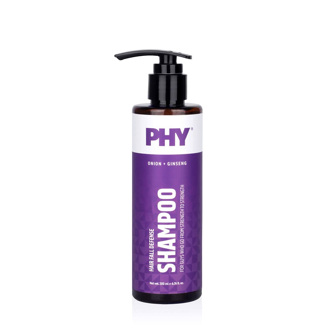 Phy Hair Fall Defense Shampoo | Onion + Ginseng | Strengthens roots & promotes hair growth | SLS-free | 100% Vegan