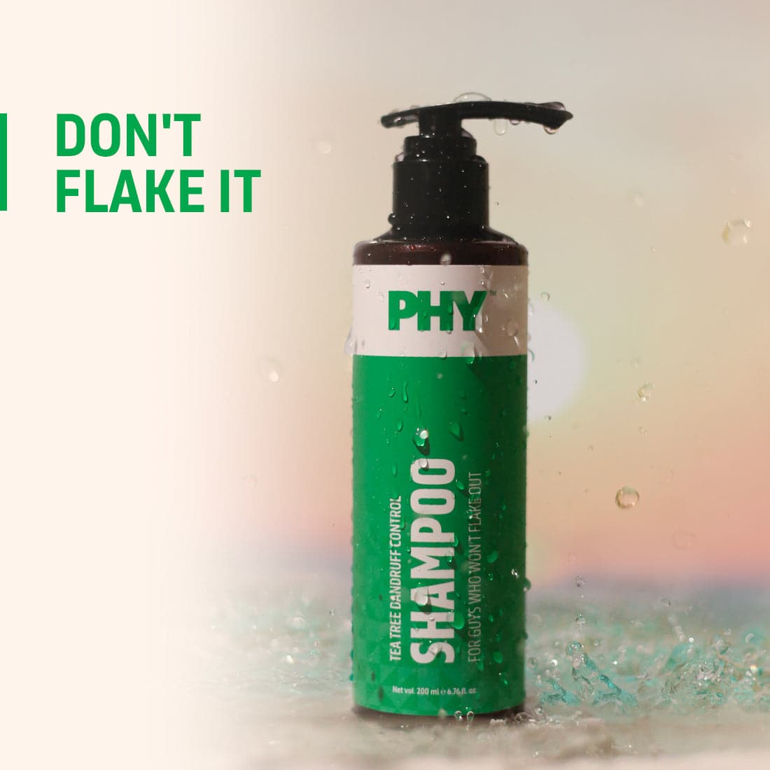Phy Tea Tree Dandruff Control Shampoo | SLS-Free | All Hair Types
