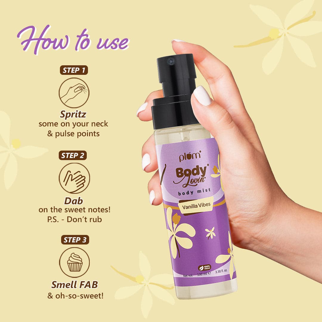 Buy Best Body Mist For Women in India Online BodyLovin Plum