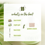 Green Tea Glow Pack Gift Set | At-Home Facial Kit for Oily Skin